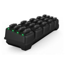 Zebra batterij oplaadstation, 20 slots, voor de 1300mAh batterij van de WS50, apart bestellen: voeding, DC kabel en netsnoer