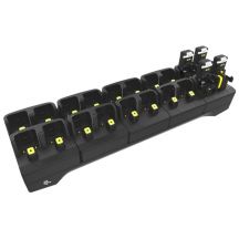 Zebra 20-slots oplaadstation, ringscanner moet trigger hebben met contactpuntjes, apart bestellen: voeding, DC kabel en netsnoer, geschikt voor de RS6100