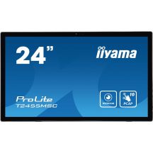 iiyama T2455MSC-B1 computer monitor 61 cm (24") 1920 x 1080 Pixels Full HD LED Touchscreen Zwart