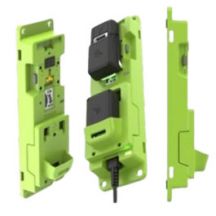 Zebra reserve-batterij oplaad shim, om in het 2-Slots oplaadstation reserve batterij te laden, geschikt voor: 2-Slots oplaadstation (RS5100, RS6100)