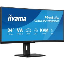 iiyama ProLite XCB3497WQSNP-B1 computer monitor 86,4 cm (34") 3440 x 1440 Pixels UltraWide Quad HD LED Zwart