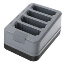 Zebra 4-slots batterij laadstation, geschikt voor de batterijen van de TC501, apart bestellen: USB-C kabel en EU adapter