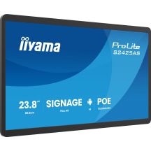 iiyama ProLite S2425AS-B1P Digitale signage flatscreen 60,5 cm (23.8") LCD Wifi 500 cd/m² Full HD Zwart Type processor Android 24/7