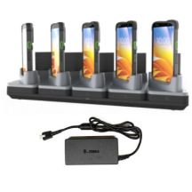Zebra 5-slots oplaadstation, voor 5x device en 5x batterij, geschikt voor de TC701, incl. voeding, apart bestellen: netsnoer