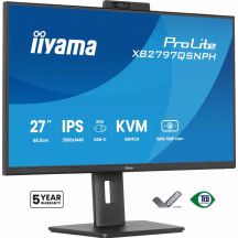 iiyama ProLite XB2797QSNPH-B1 27IN IPS LCD 4MS 2560X1440 350CD/M2 HDMI/DP/USB 2 computer monitor 68,6 cm (27") 2560 x 1440 Pixels Quad HD Zwart