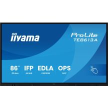 iiyama TE8613A-B3AG beeldkrant Interactief flatscreen 2,17 m (85.6") LCD Wifi 500 cd/m² 4K Ultra HD Zwart Touchscreen Type processor Android 24/7
