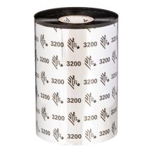Zebra lint 60 mm x 450 m, Wax/Resin 3200, Kern 25 mm, Zwart -> 6 rollen