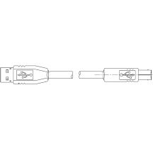 Zebra 105850-028 USB-kabel 1,8 m USB 2.0 USB A USB B