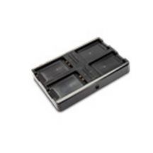 Datalogic Batterij oplaadstation, 4 slots, Voor DL-Axist batterijen, Incl. voeding, Apart bestellen: netsnoer