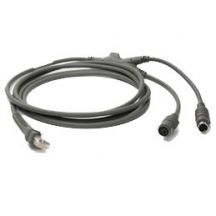 Zebra KBW kabel, 2.1 m, Recht, Voedingsconnector, K01