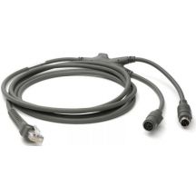 Zebra KBW kabel, 2 m, Recht, Voedingsconnector, Auto-host detect