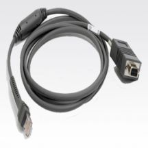 Zebra RS-232 kabel, 2.1 m, Recht, Voedingsconnector, TxD on PIN 2, True converter, Apart bestellen: Voeding