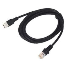 Honeywell RS-232 kabel (5V signals), Bioptic Stratos Aux, Zwart, 10 pins