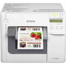 Epson C3500, USB, Ethernet, wit, Incl. USB kabel, voeding, NiceLabel Starter Software, inktcartridge, apart bestellen: netsnoer