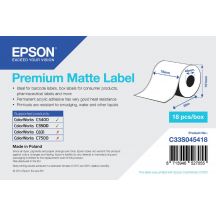 Epson labelrol 76 mm x 35 meter, Normaal papier, Premium mat gecoat