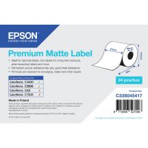Epson labelrol 51mm x 35 meter, Normaal papier, Premium mat gecoat