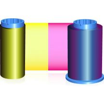 Zebra kleurenlint (YMCKO), geschikt voor de P310i, P320i, P330i, P420i, P430i en P520i, 200 afdrukken