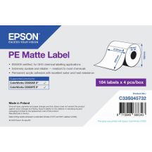 Epson PE Matte Label - Die-Cut Roll: 210mm x 297mm, 184 labels