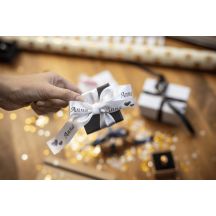 Brother TZE-R251 labelprinter-tape Zwart op wit