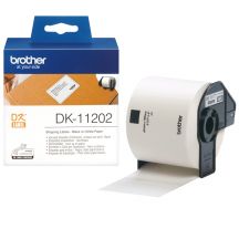 Brother DK-11202 labelprinter-tape Zwart op wit