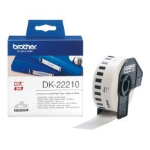 Brother DK-22210 labelprinter-tape Zwart op wit