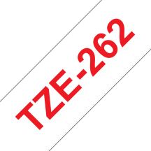 Brother TZE-262 labelprinter-tape Rood op wit