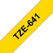 Brother TZE-641 labelprinter-tape Zwart op geel