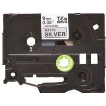 Brother TZE-M921 labelprinter-tape Zwart op metallic