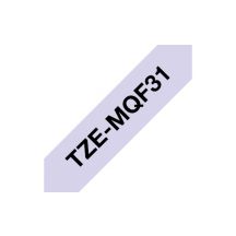 Brother TZE-MQF31 labelprinter-tape Zwart