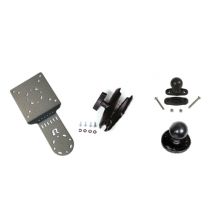 Honeywell RAM Mount kit, klem base Medium arm 215 mm , C-Ball, C-Clamp, mounting plaat voor keyboard. voor vastmaken aan heftruck stang