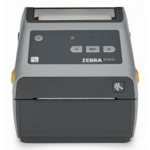 Zebra ZD621d, 203 dpi, RTC, USB, USB Host, RS232, Bluetooth (BLE), Ethernet, grijs, incl. USB kabel en EU voeding