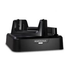 Datalogic Single Slot oplaad/communicatie cradle, voor Memor 12/17, USB-C, Ethernet, laadt 1 device en 1 reserve-batterij, apart bestellen: voeding en netsnoer