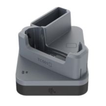 Zebra 1-slots ShareCradle, geschikt voor de TC501 ZONDER beschermcase en 1 reserve batterij, apart bestellen: USB-C kabel en EU adapter
