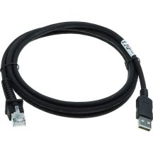 Datalogic USB kabel, 2 meter, recht, TPUW, kleur zwart