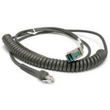 Zebra Powered USB kabel, 2.8 m, Gekruld, Shielded