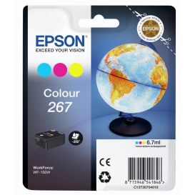 Epson Globe Singlepack Colour 267 ink cartridge
