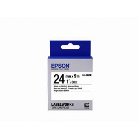 Epson Standard Tape - LK-6WBN Std Blk/Wht 24/9