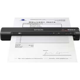 Epson WorkForce ES-60W, snelle draadloze mobiele A4-scanner met Wi-Fi-connectiviteit, ScanSmart-technologie en LCD-scherm