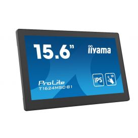 iiyama T1624MSC-B1 computer monitor 39,6 cm (15.6") 1920 x 1080 Pixels Full HD LED Touchscreen Zwart