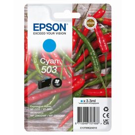 Epson 503 inktcartridge 1 stuk(s) Origineel Normaal rendement Blauw