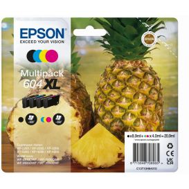Epson 604XL inktcartridge 4 stuk(s) Origineel Hoog (XL) rendement Zwart, Cyaan, Magenta, Geel