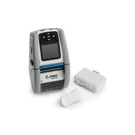 Zebra ZQ610 PLus, Healthcare, 19mm Core, RS232, Bluetooth (BLE), 203 dpi, incl. riem clip, schouderriem en 3250mAh batterij, apart bestellen: lader