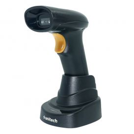 Unitech MS822B Draagbare streepjescodelezer 1D/2D CMOS Zwart