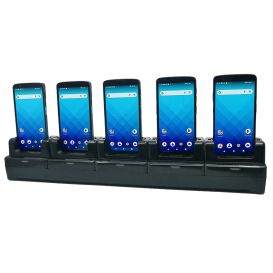 Unitech 5-slots oplaadstation, geschikt voor de EA660, incl. voeding, apart bestellen: netsnoer