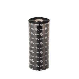 Zebra 2100 Wax thermal ribbon 600 m Zwart