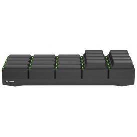 Zebra 20-Slots batterij oplaadstation, apart bestellen: voeding, DC kabel en netsnoer, geschikt voor de: WT5400, WT6400