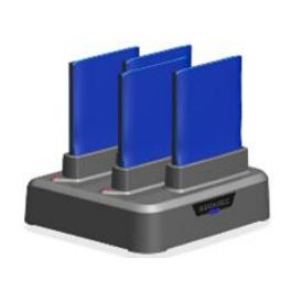 Datalogic 4-Slots batterij laadstation, apart bestellen: voeding en netsnoer, geschikt voor de: Memor 30/35