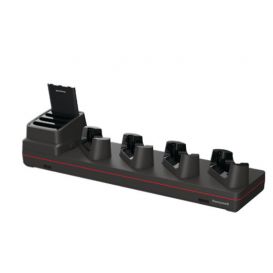 Honeywell 5-slots laadstation, laadt 4x PDA en 4x batterij, incl. voeding, apart bestellen: netsnoer, geschikt voor de CT30 XP en CT37 (niet i.c.m. de beschermcase)
