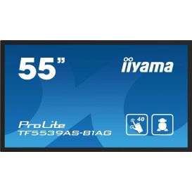 iiyama TF5539AS-B1AG beeldkrant Kiosk-ontwerp 138,7 cm (54.6") LED 435 cd/m² 4K Ultra HD Zwart Touchscreen Type processor Android 11 24/7
