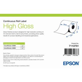 Epson High Gloss Label Zelfklevend printerlabel